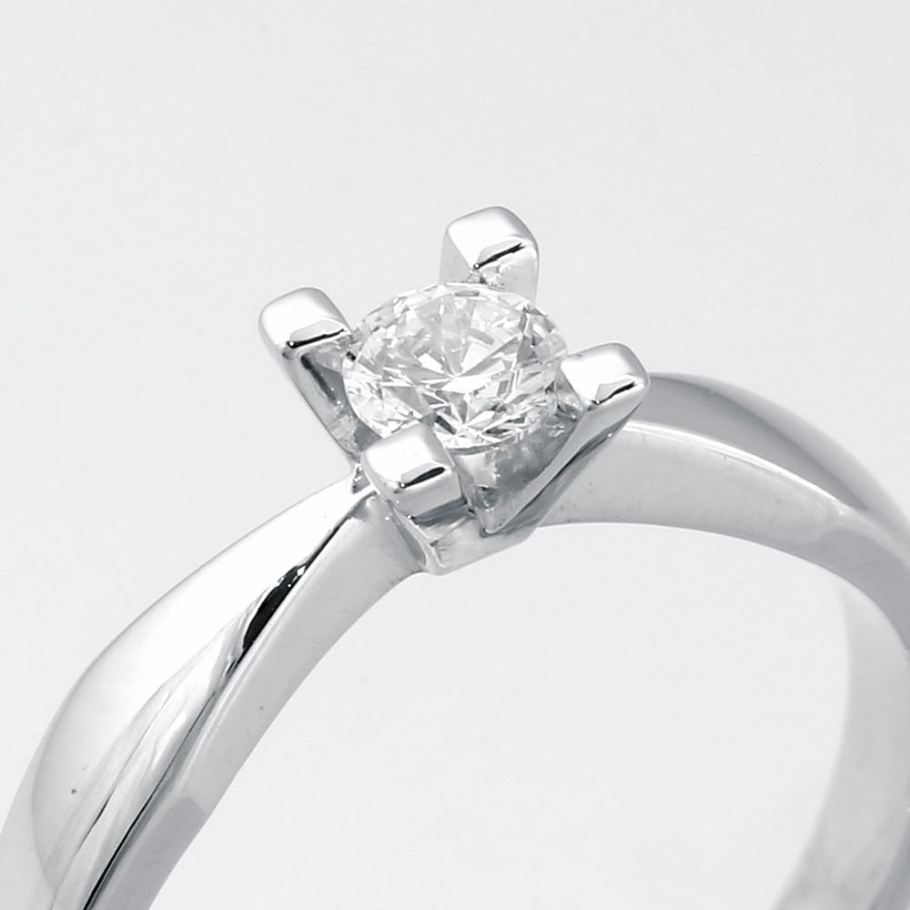 Jewelz Hvidguld Diamant ring 0,25ct, til female, fra Jan Jørgensen