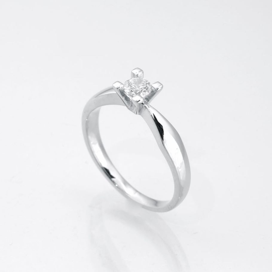 Jewelz Hvidguld Diamant ring 0,25ct, til female, fra Jan Jørgensen