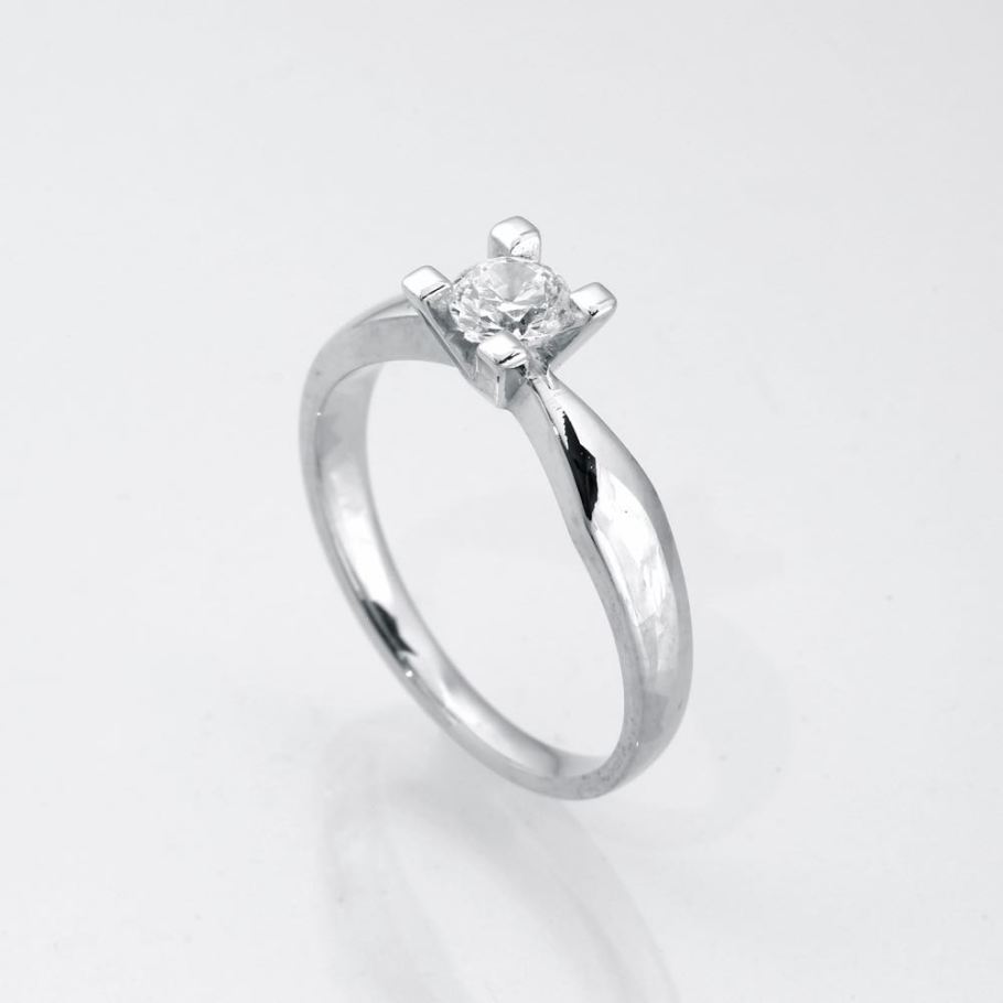 Jewelz Hvidguld Diamant ring 0,35ct, til female, fra Jan Jørgensen