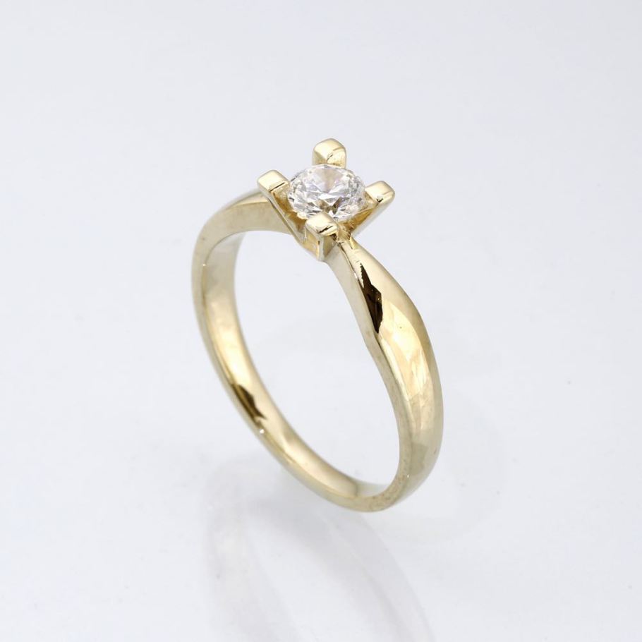 Jewelz Guld Diamant ring 0,35ct, til female, fra Jan Jørgensen