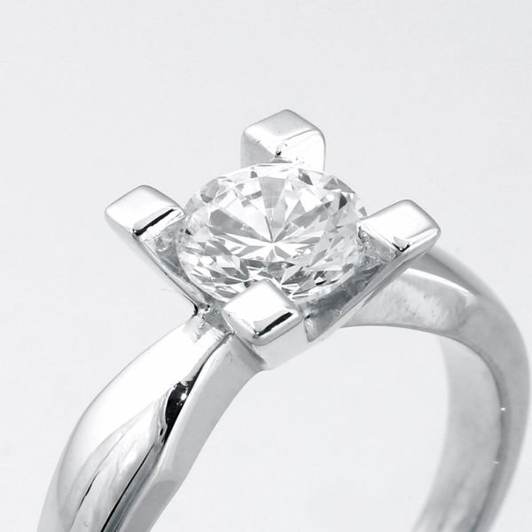 Jewelz Hvidguld Diamant ring 1,01ct, til female, fra Jan Jørgensen