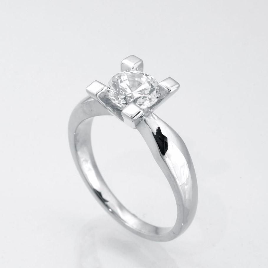 Jewelz Hvidguld Diamant ring 1,01ct, til female, fra Jan Jørgensen