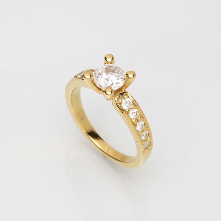 Luxuz Guld Diamant Ring 0,75ct +0,30, til female, fra Jan Jørgensen