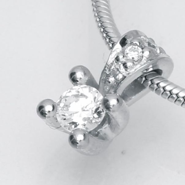 Luxuz Hvidguld Diamant Vedhæng 0,10ct+0,035ct, til female, fra Jan Jørgensen