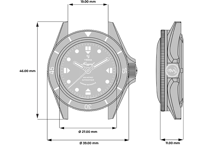 YEMA - Navygraf Marine Nationale CMM.10, fra Yema