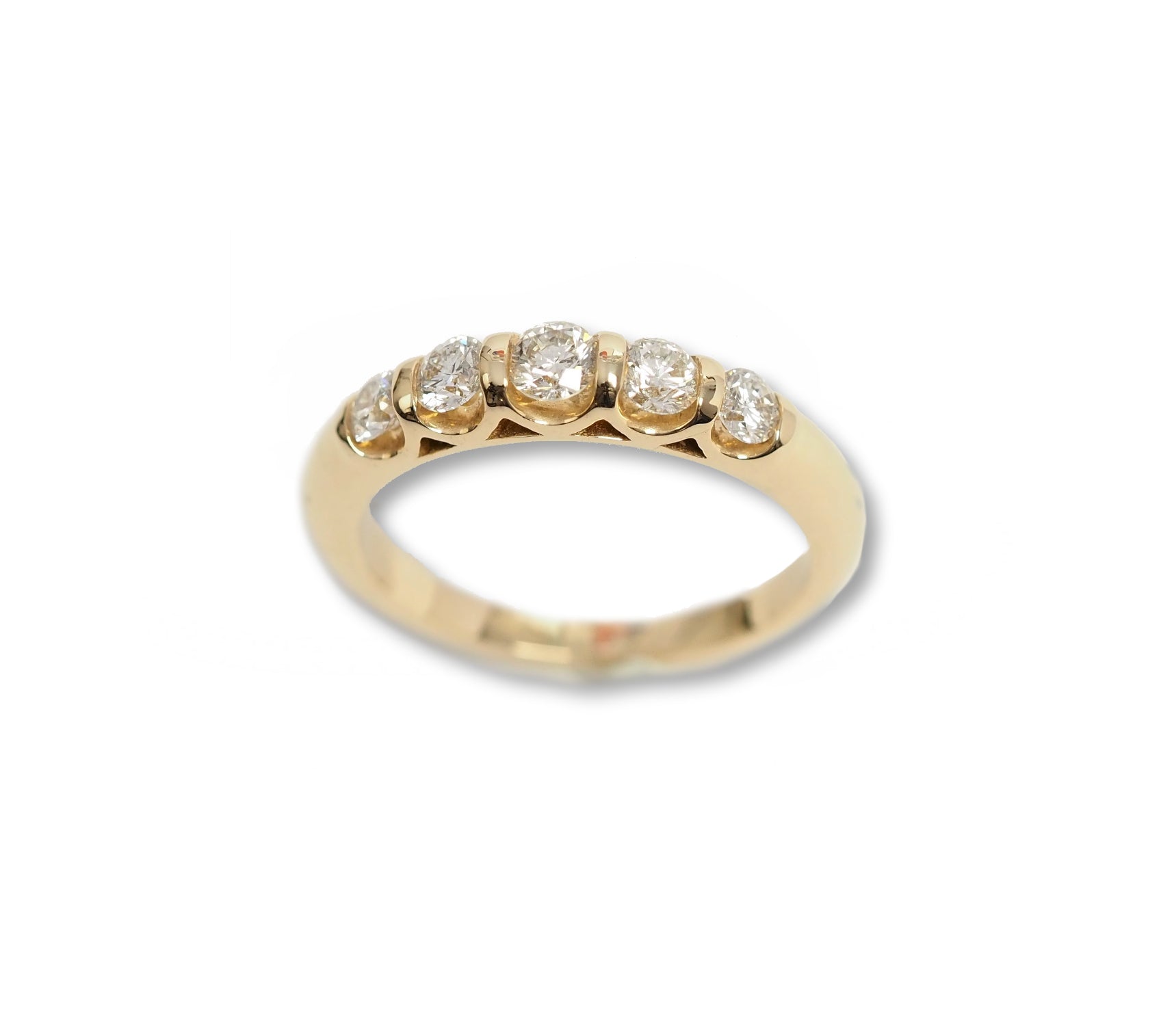 Blomster Ring M. Brillanter 14KT., i gold, til other; female, fra Blomster Jewellery