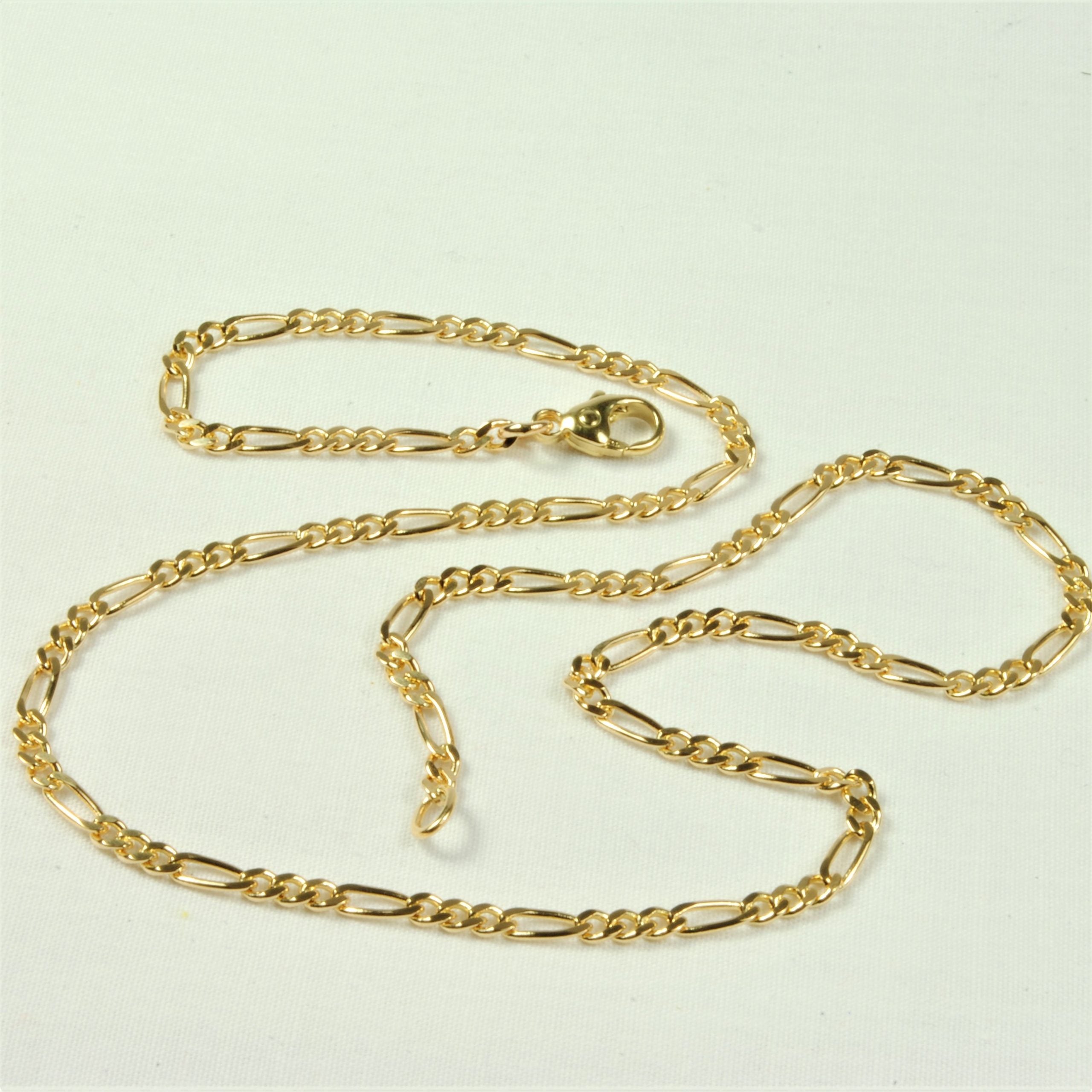14kt Guld Figaro halskæde 60cm, i gold, til female; male; unisex, fra BNH