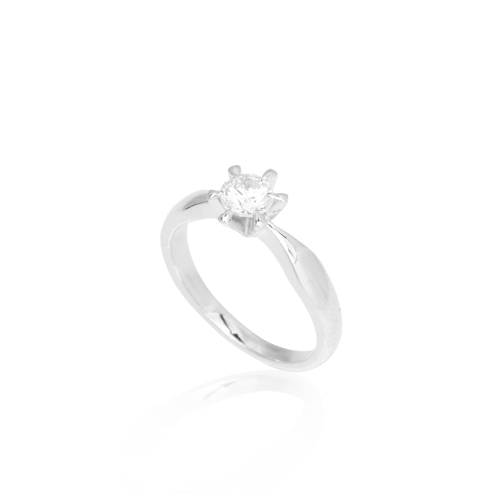 Present Hvidguld Diamant ring 0,50ct, til female, fra Jan Jørgensen