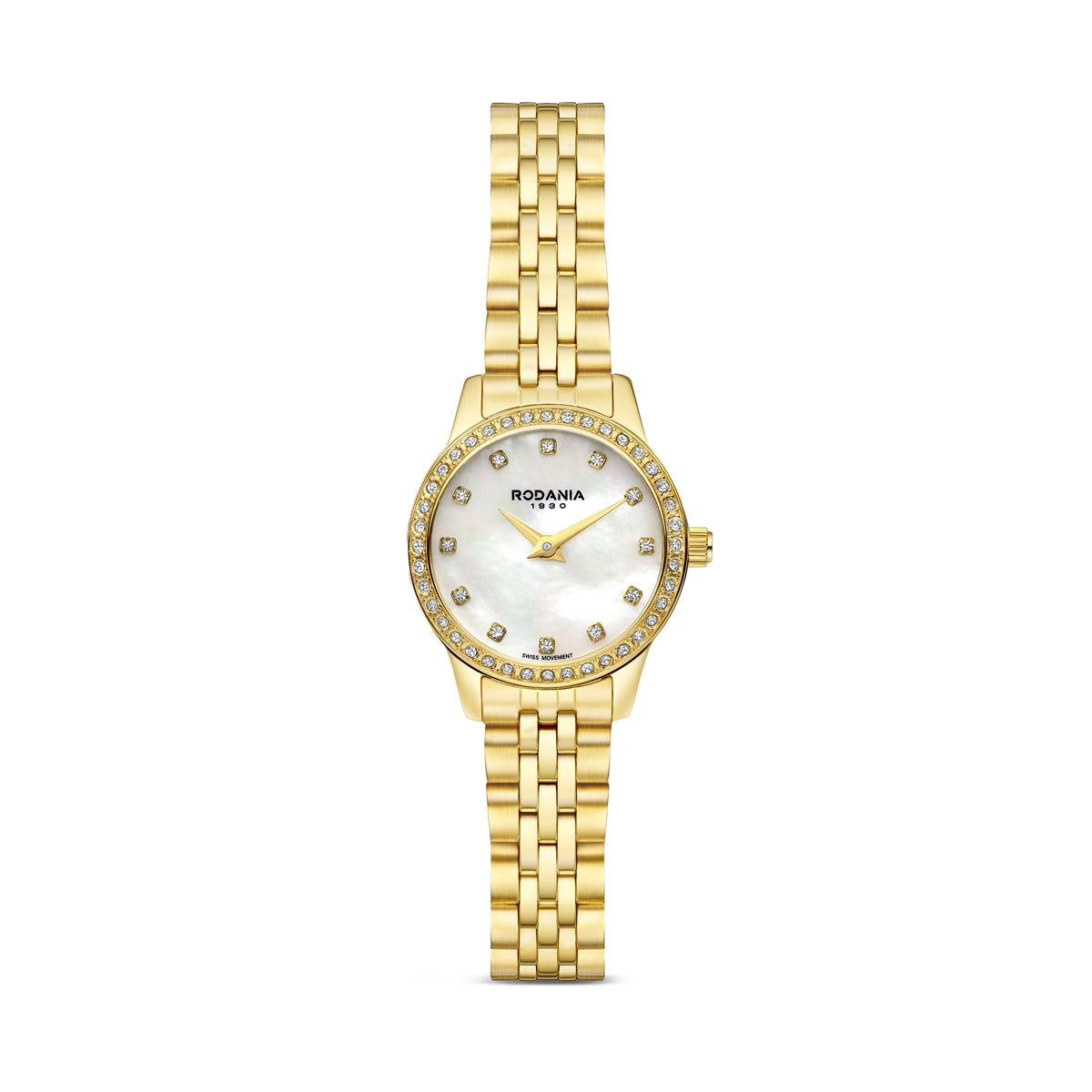 Rodania Montreux Mini R10038 dameur i guldfarvet stål