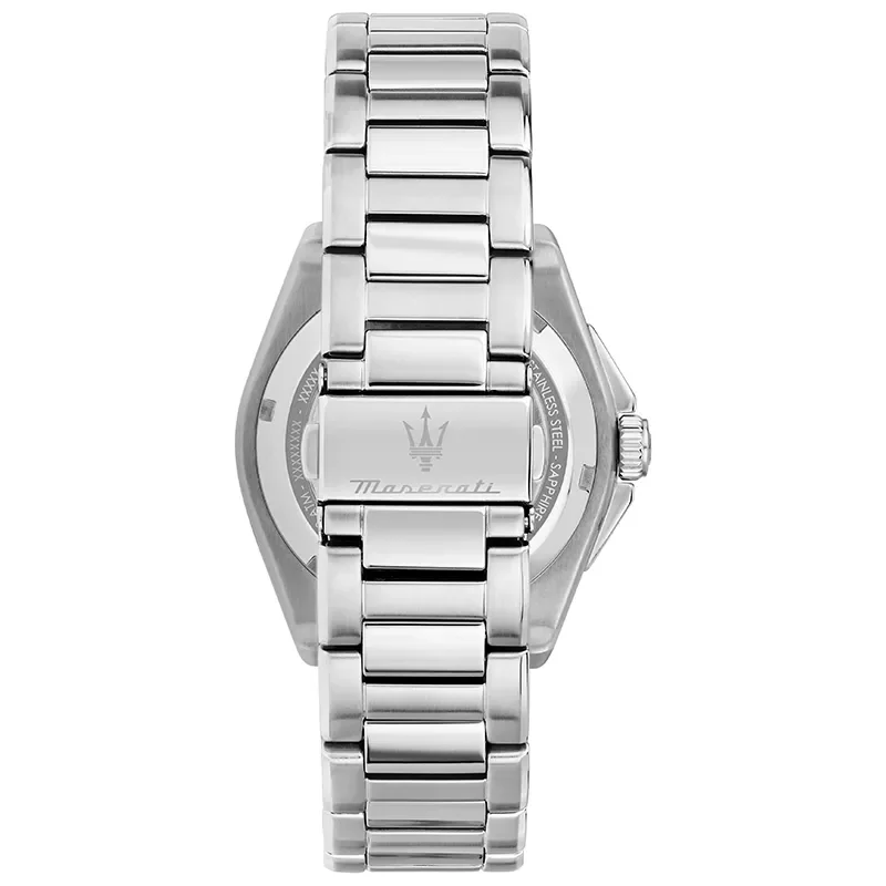 Maserati Velocità Slim R8853153006 med garantihæfte vist sammen med uret