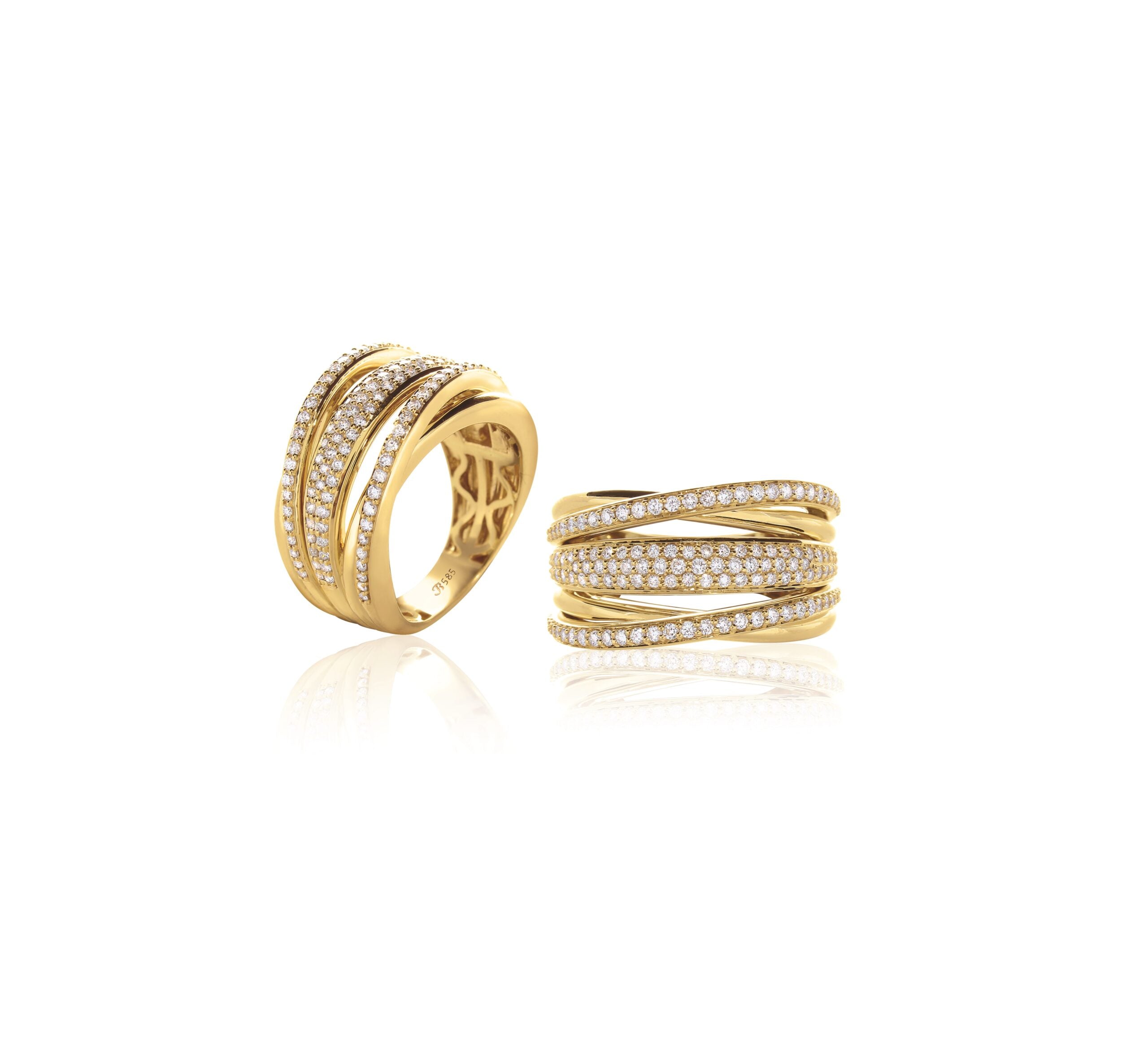 BLOMSTER RING SATURN 14KT., fra Blomster Jewellery