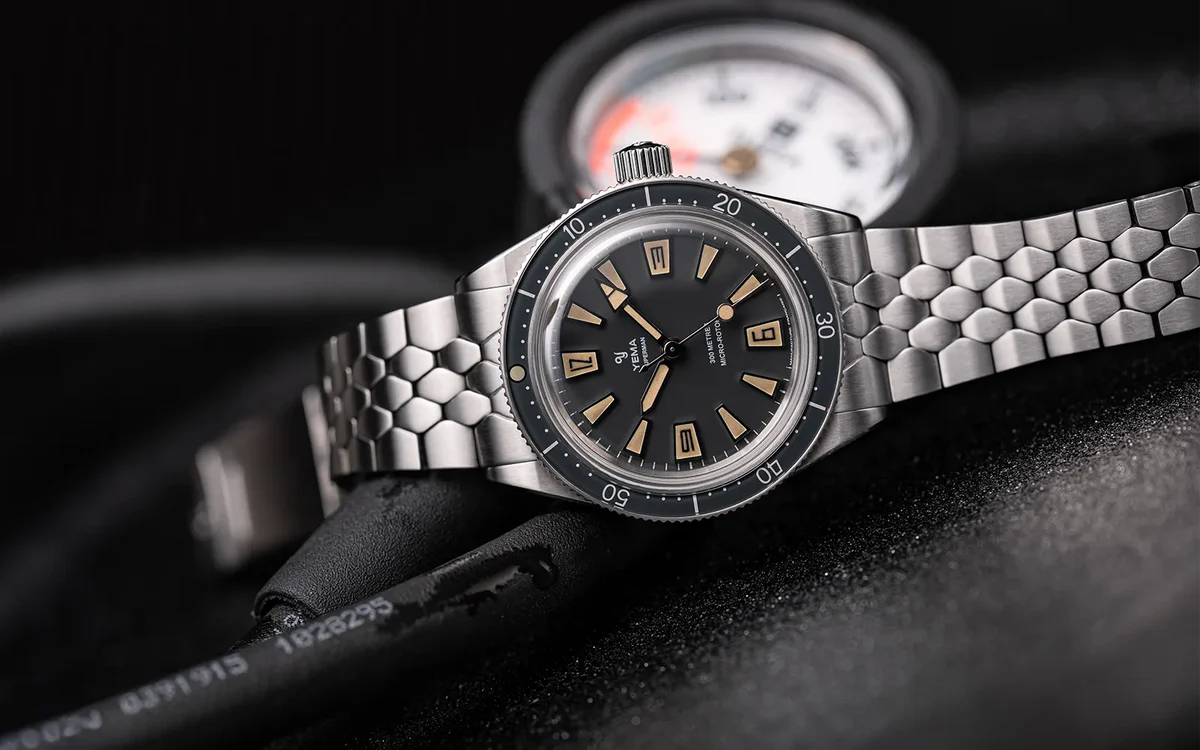 YEMA - Skin Diver Slim CMM.20 Limited Edition 097/500, fra Yema