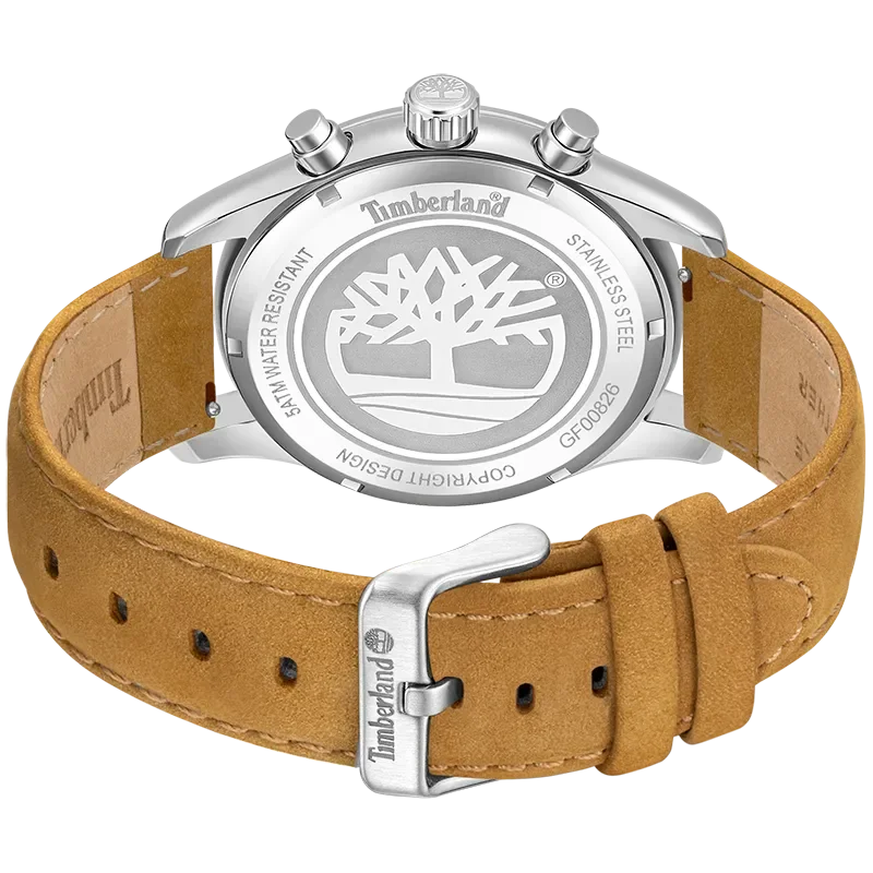 Timberland Ashmont TDWGF0082602 set bagfra med bagkasse i stål og lys brun rem med spænde