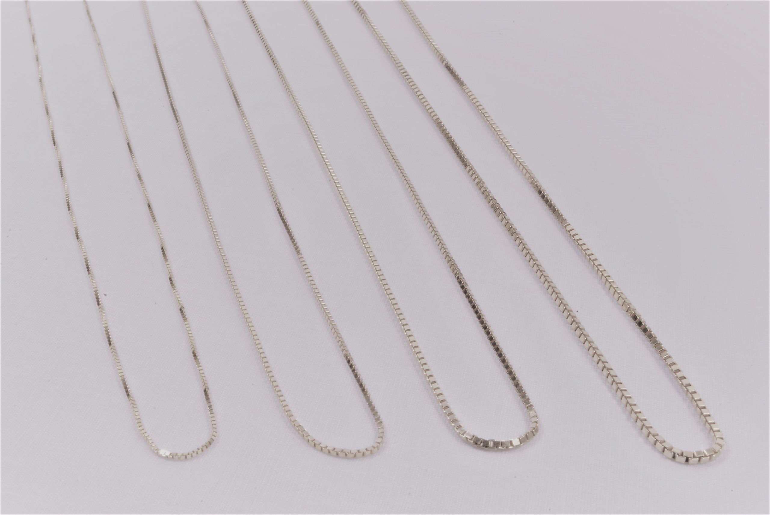 14Kt Hvidguld venezia armbånd 18,5cm, i white-gold, til female; male; unisex, fra BNH