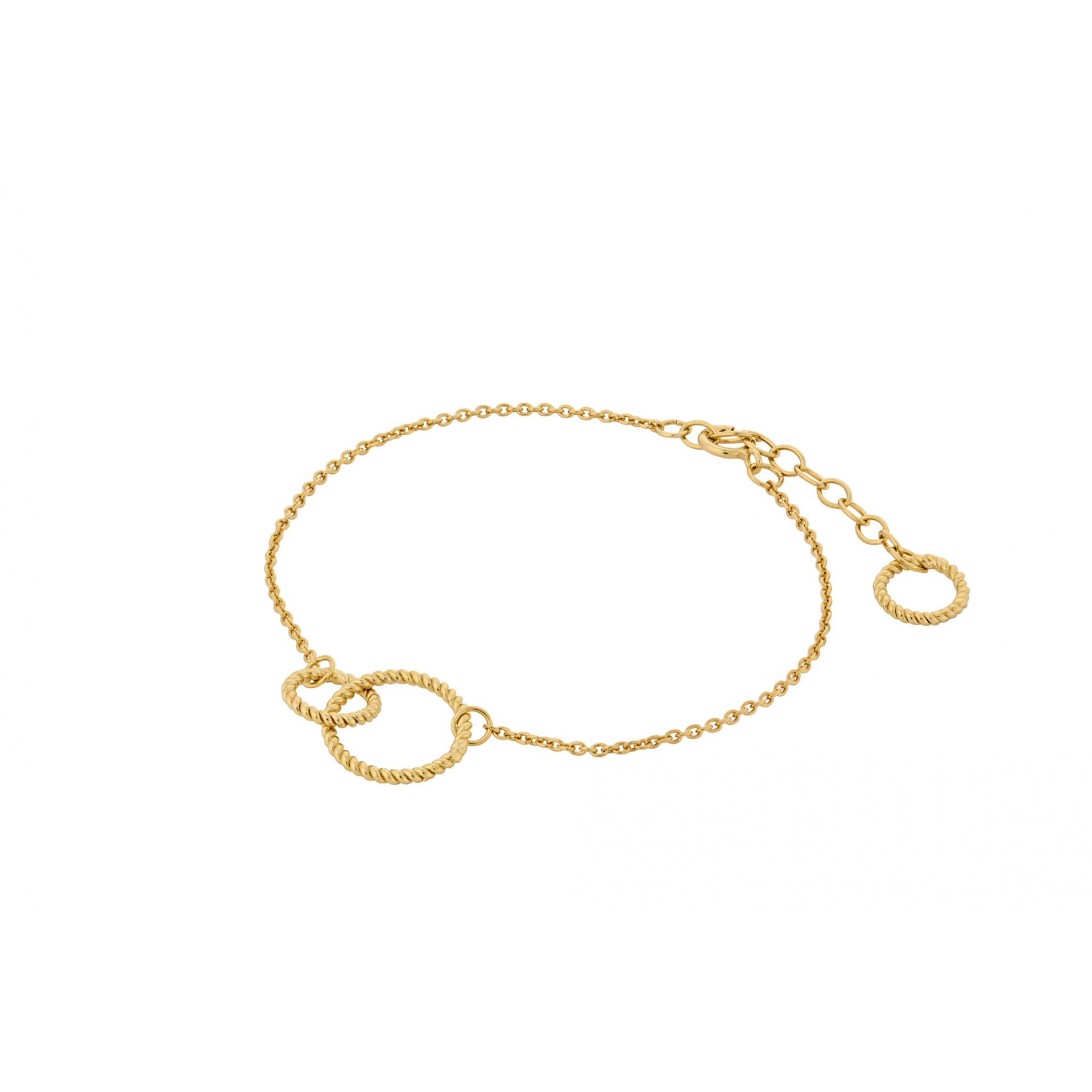 Pernille Corydon Double Twisted Bracelet FG, til female, fra Pernille Corydon