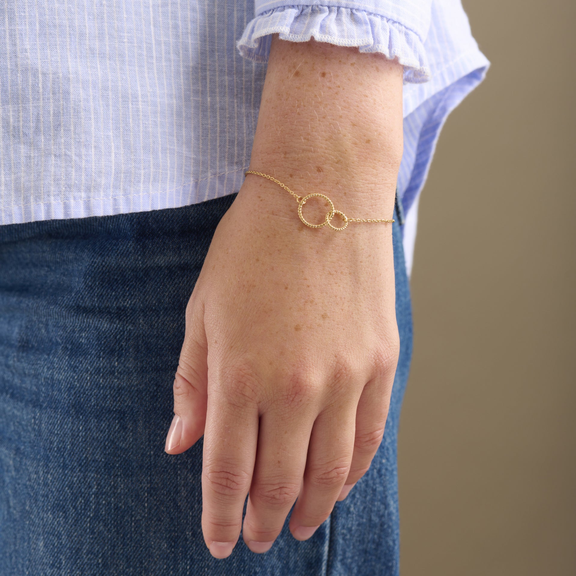 Pernille Corydon Double Twisted Bracelet FG, til female, fra Pernille Corydon