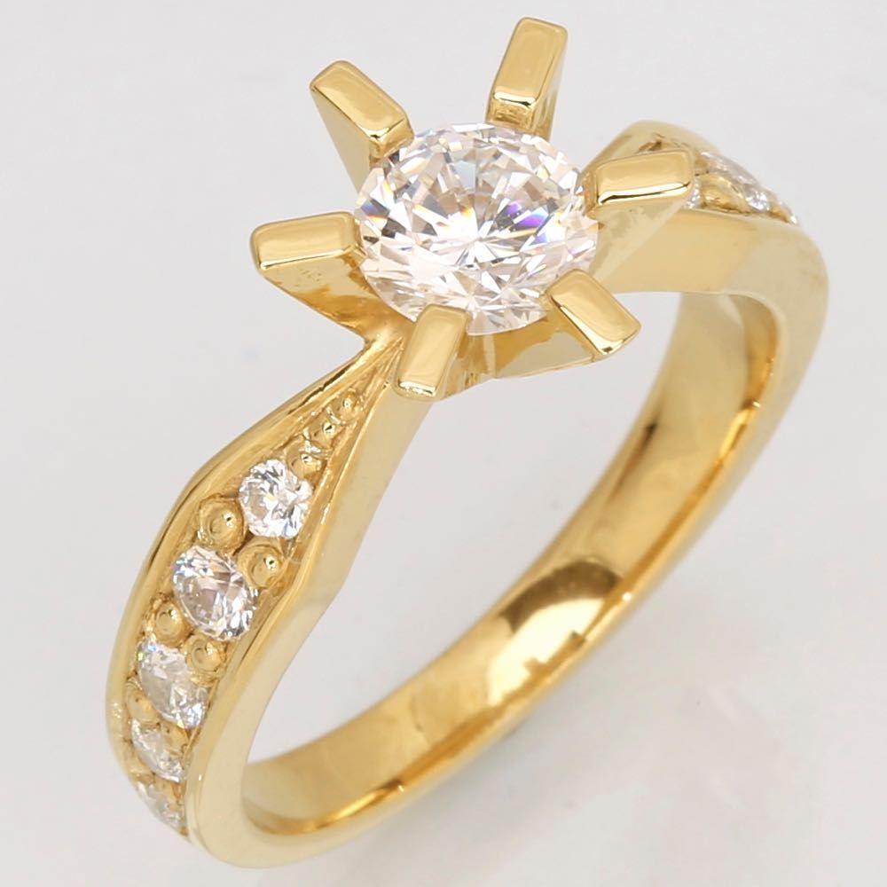 Dream deluxz Diamant ring guld 1,00ct, til female, fra Jan Jørgensen