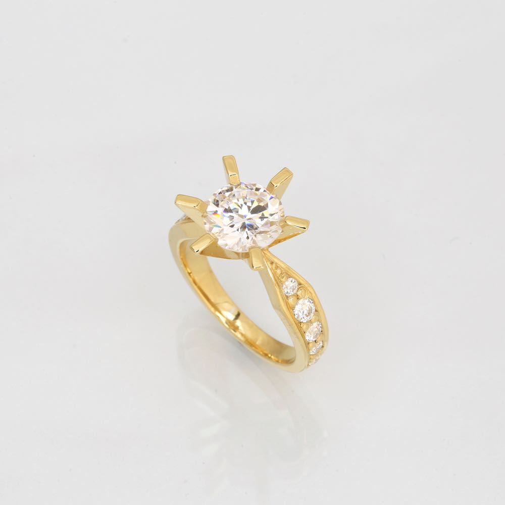 Dream deluxz Diamant ring guld 2,50ct, til female, fra Jan Jørgensen