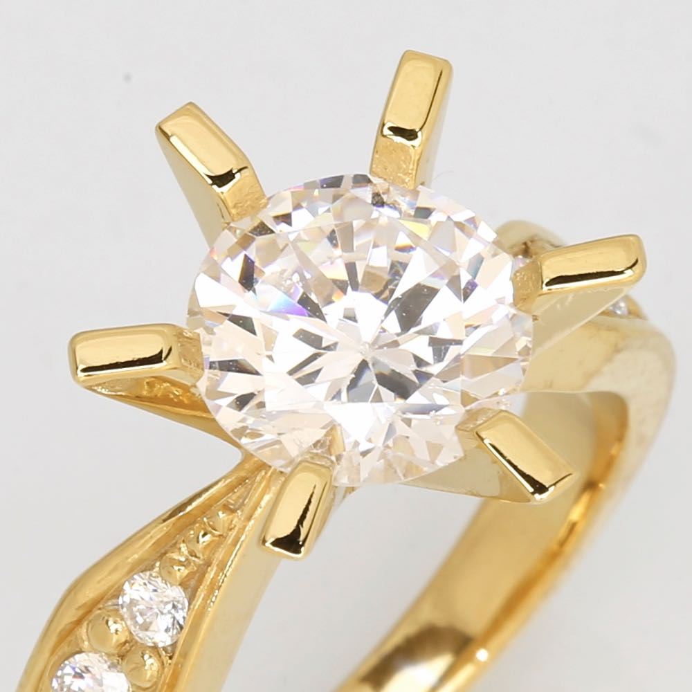 Dream deluxz Diamant ring guld 3,00ct, til female, fra Jan Jørgensen