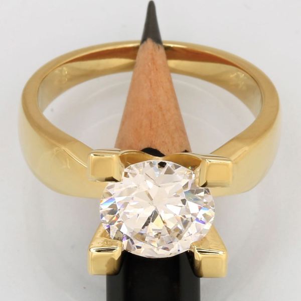 Dream jewelz diamant ring guld 3,00ct, til female, fra Jan Jørgensen