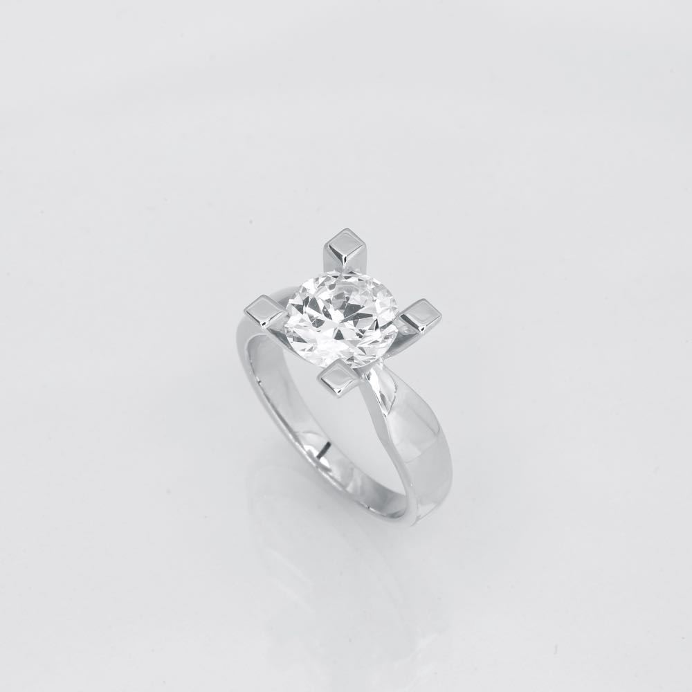 Dream jewelz diamant ring hvidguld 2,50ct, til female, fra Jan Jørgensen