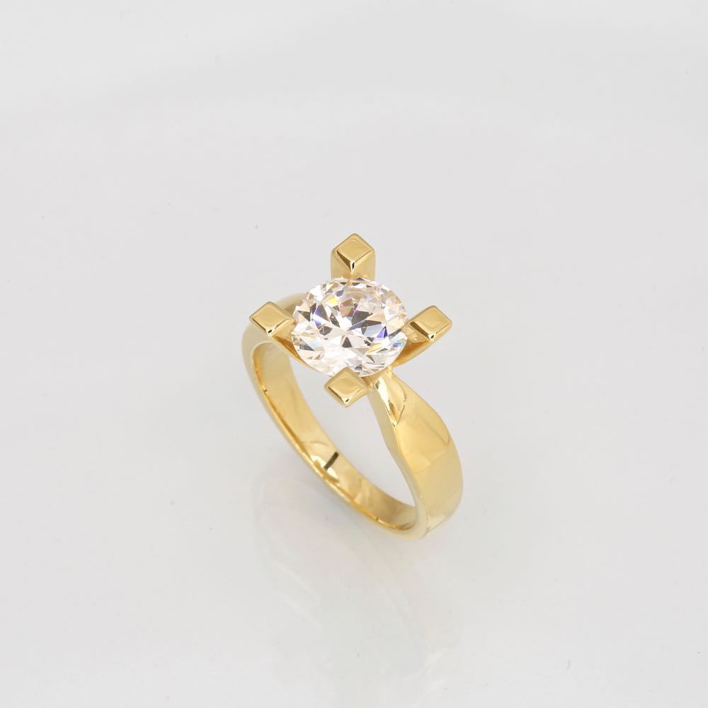 Dream jewelz diamant ring guld 3,00ct, til female, fra Jan Jørgensen