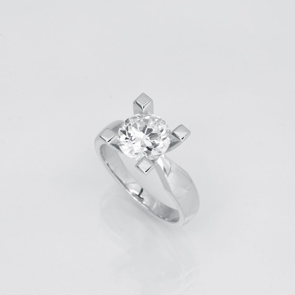 Dream jewelz diamant ring hvidguld 3,00ct, til female, fra Jan Jørgensen