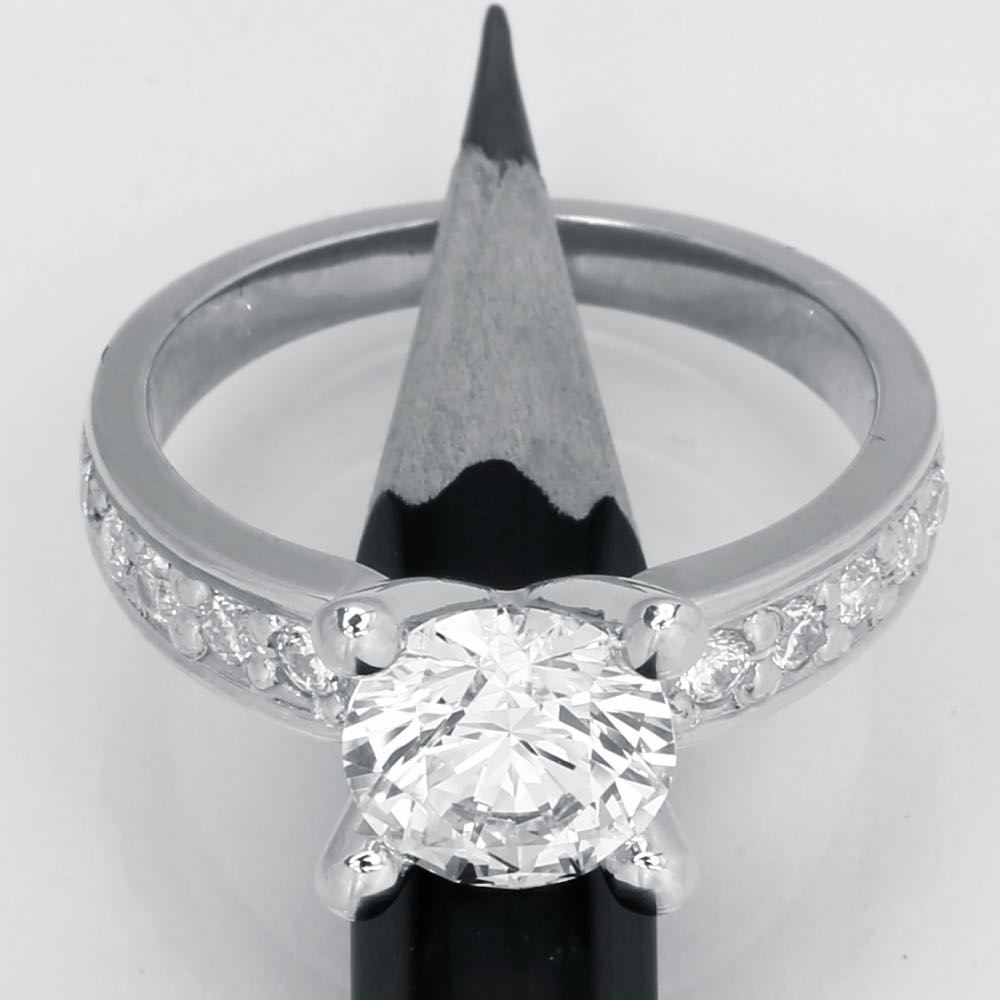 Dream luxuz diamant ring hvidguld 2,00ct, til female, fra Jan Jørgensen