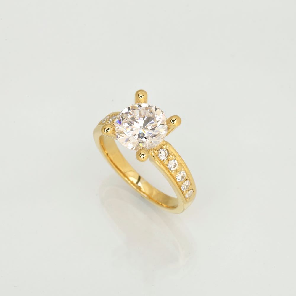 Dream luxuz diamant ring guld 3,00ct, til female, fra Jan Jørgensen