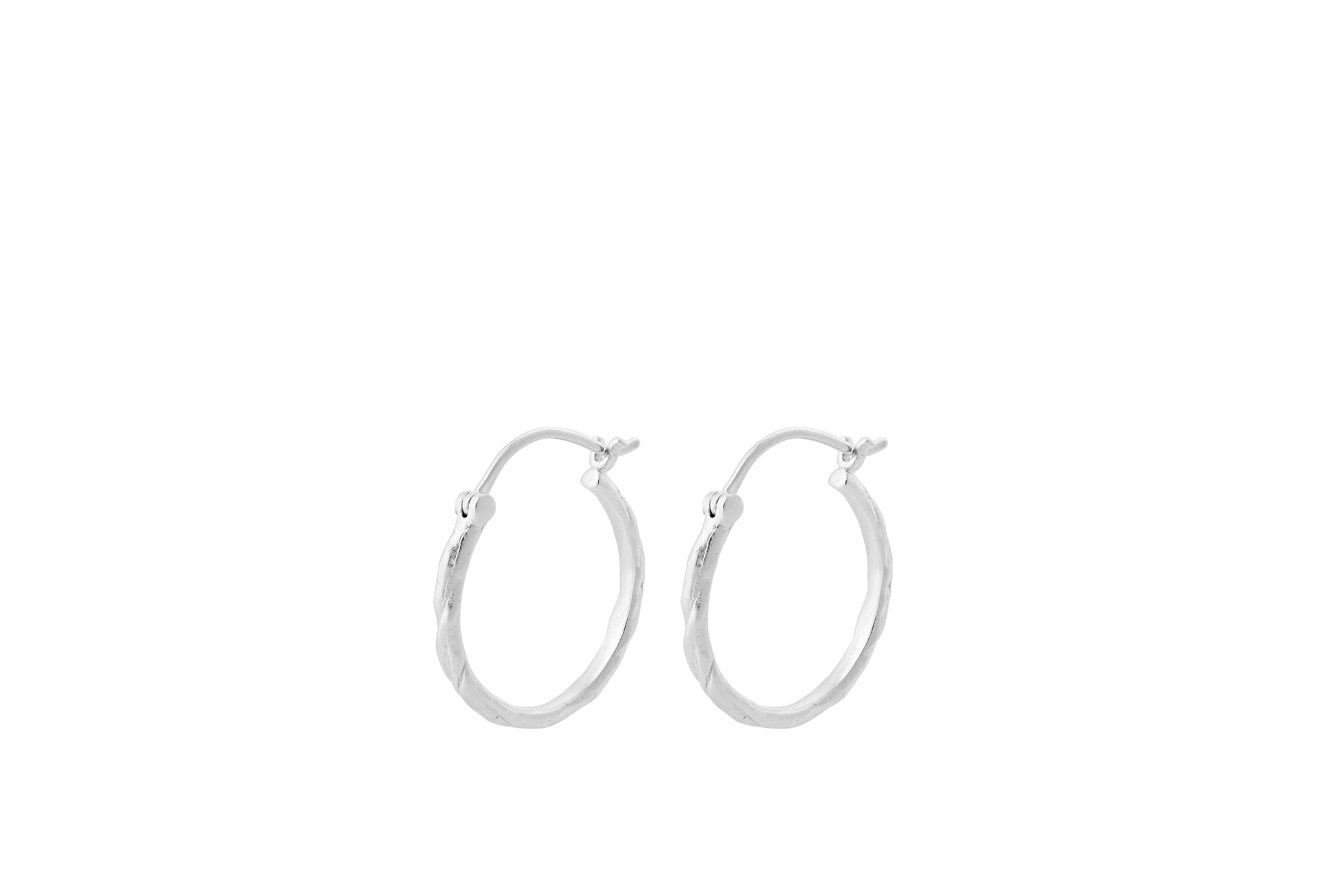 Pernille Corydon Small Ice Creoles, i silver, til female, fra Pernille Corydon