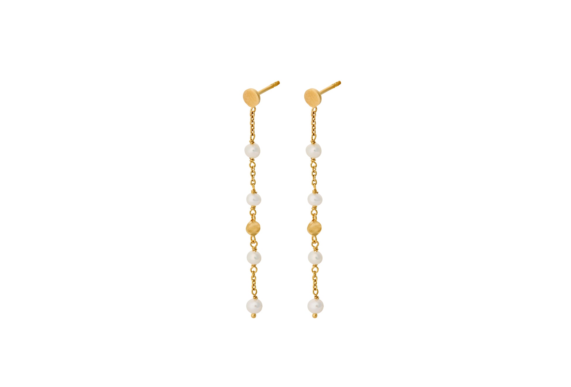 Pernille Corydon Ocean Pearl Earchains FG, til female, fra Pernille Corydon