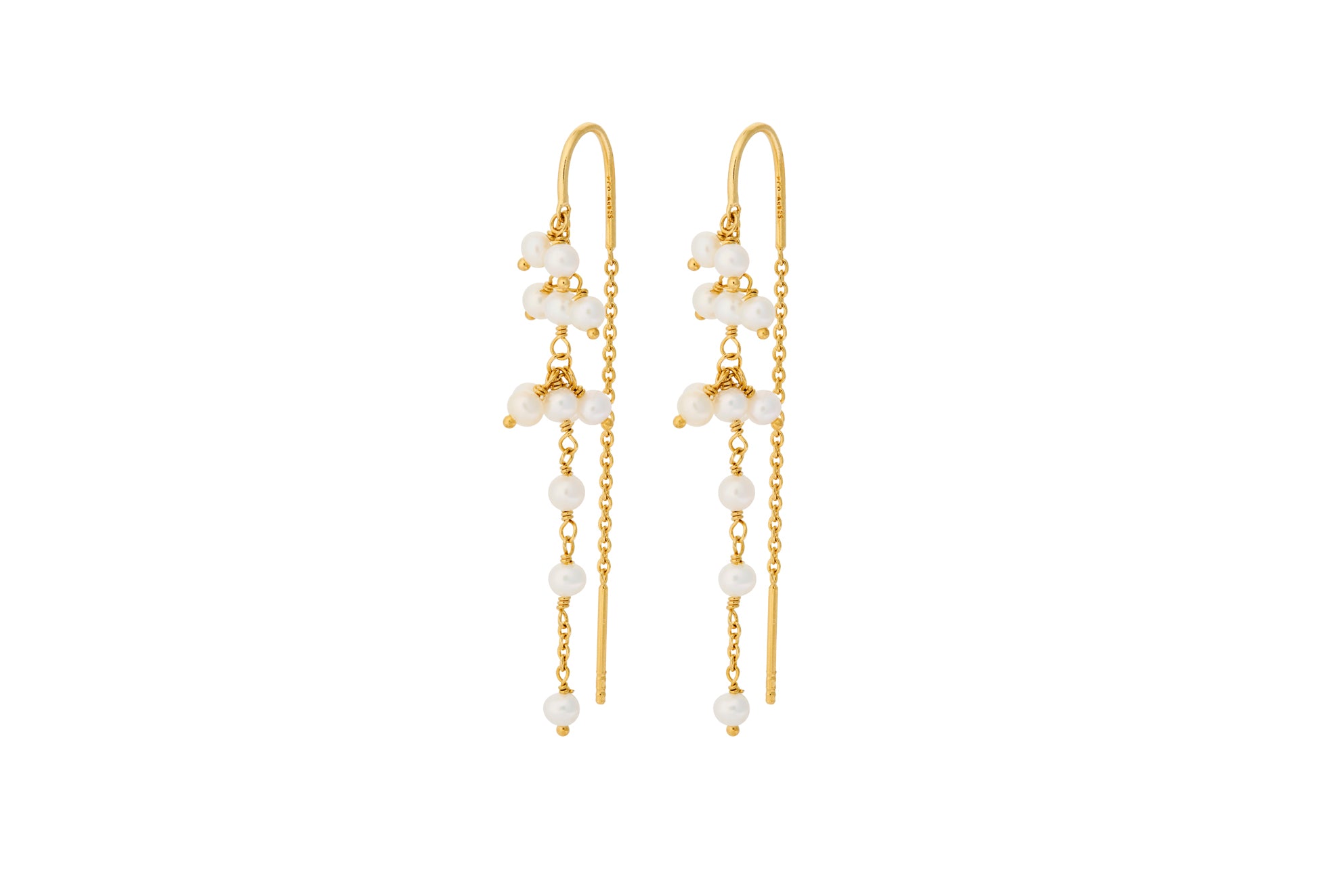 Pernille Corydon Ocean Treasure Earchains FG, til female, fra Pernille Corydon