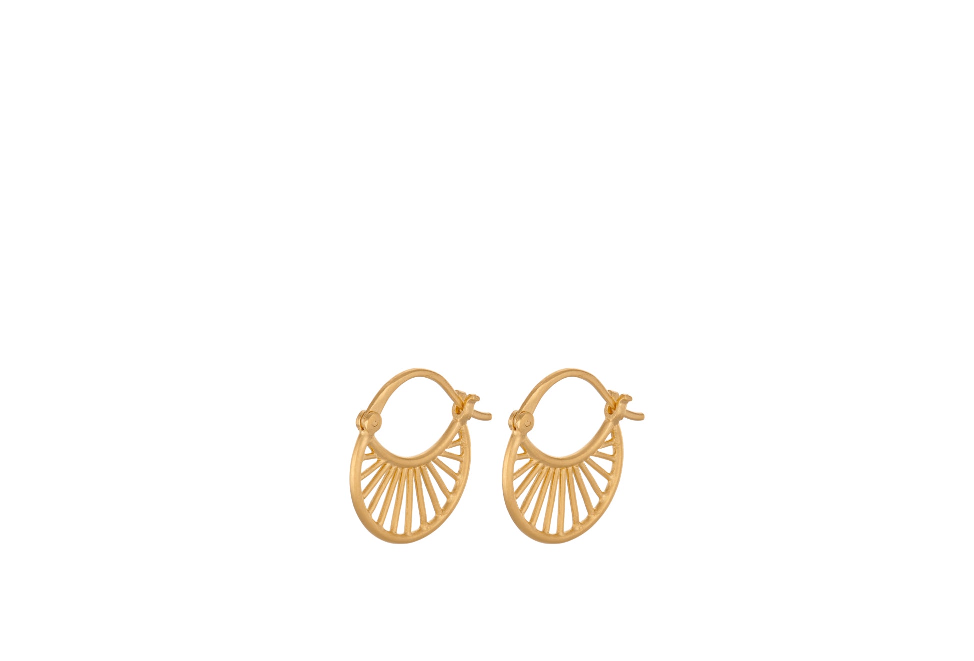 Pernille Corydon Small Daylight Earrings e-472-gp, til female, fra Pernille Corydon