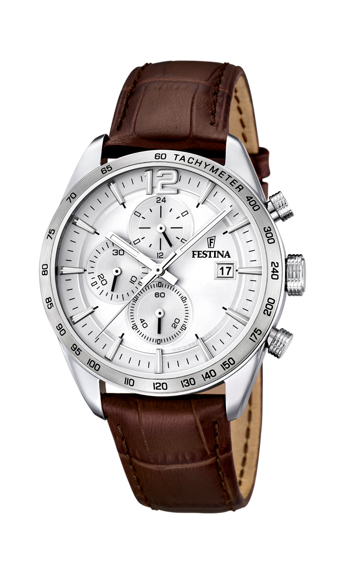 FESTINA H. STÅL CHRONO REM - 16760/1, fra Festina