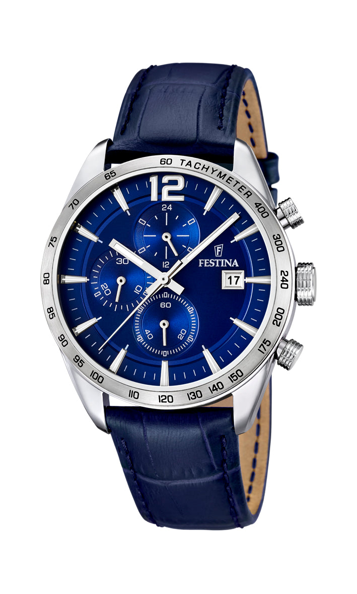 FESTINA H. STÅL CHRONO REM - 16760/3, fra Festina