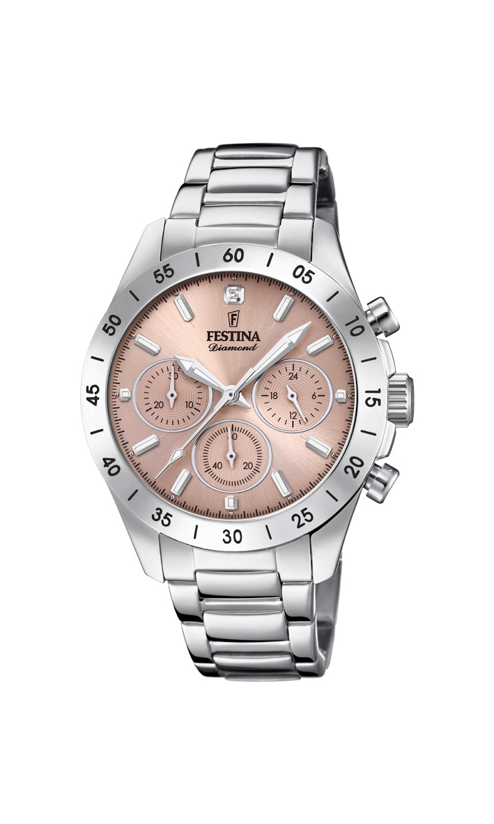 FESTINA D. DIAMOND CHRONO - 20397/3 – Smykke i sølv fra Festina – Varenr. 20397/3