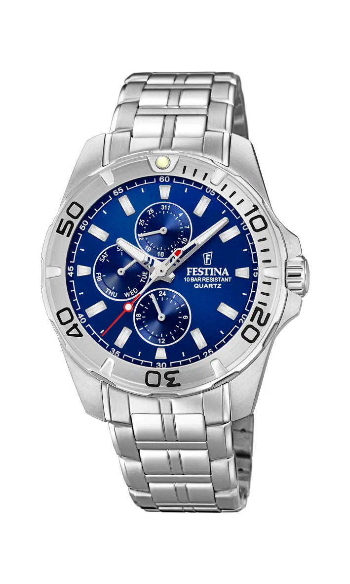 Festina H. Stål Multifunktion F20445/2, fra Festina