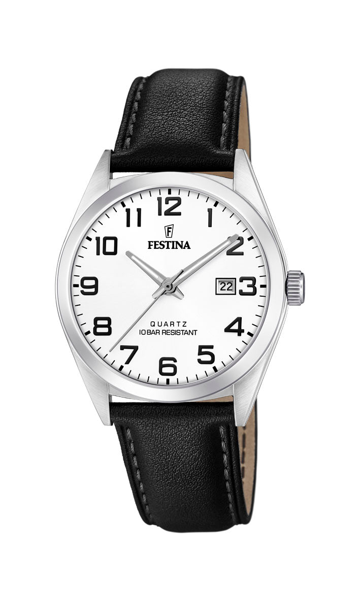 FESTINA H. STÅL DATO 100M - F20446/1, fra Festina
