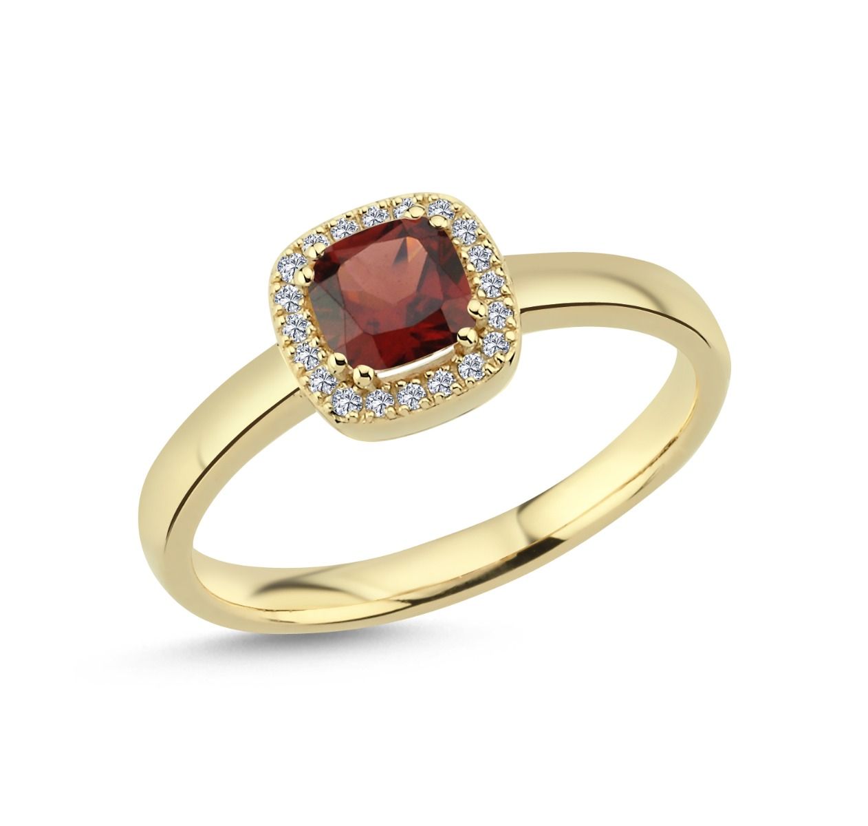 Nuran - Grace Ring 14kt M. Granat