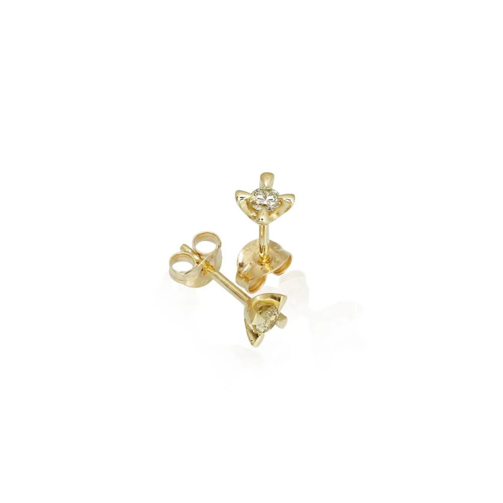 Jan Jørgensen Øreringe 14 kt guld labgrown diamant 85047691 foto 1