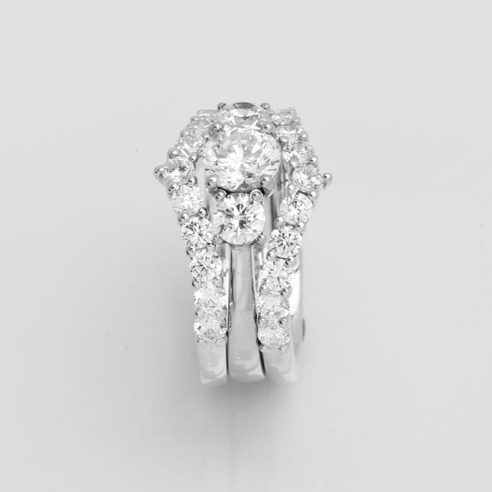 J.J Vielsesringe - V-Aligned-color-lab. 8kt - 0,55 ct HVG, i gold; diamond, til unisex, fra jan Jørgensen Vielsesringe