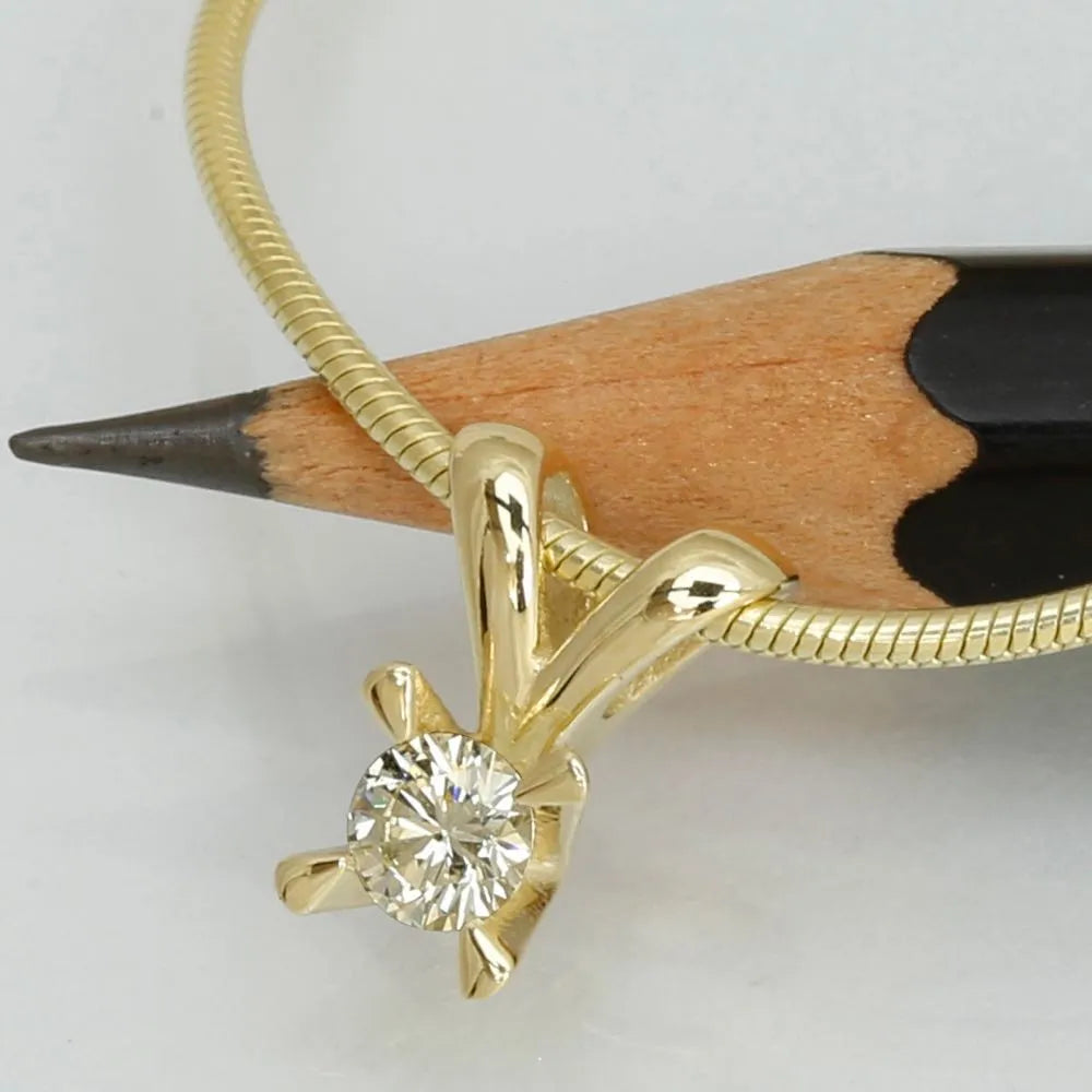 Jan Jørgensen Vedhæng 14 kt guld labgrown diamant 28165437 foto 3
