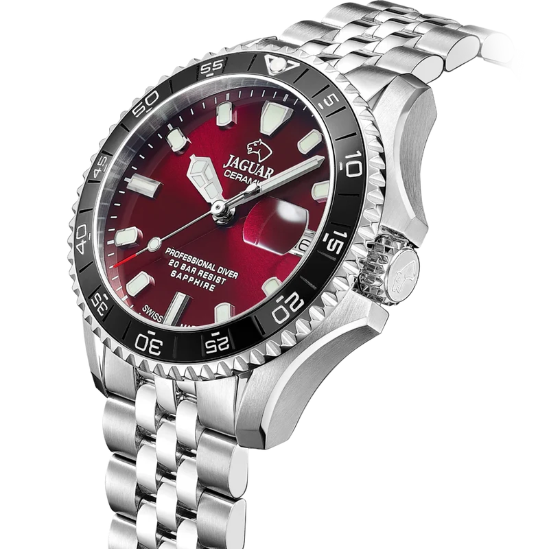 JAGUAR DIVER CERAMIC RØD