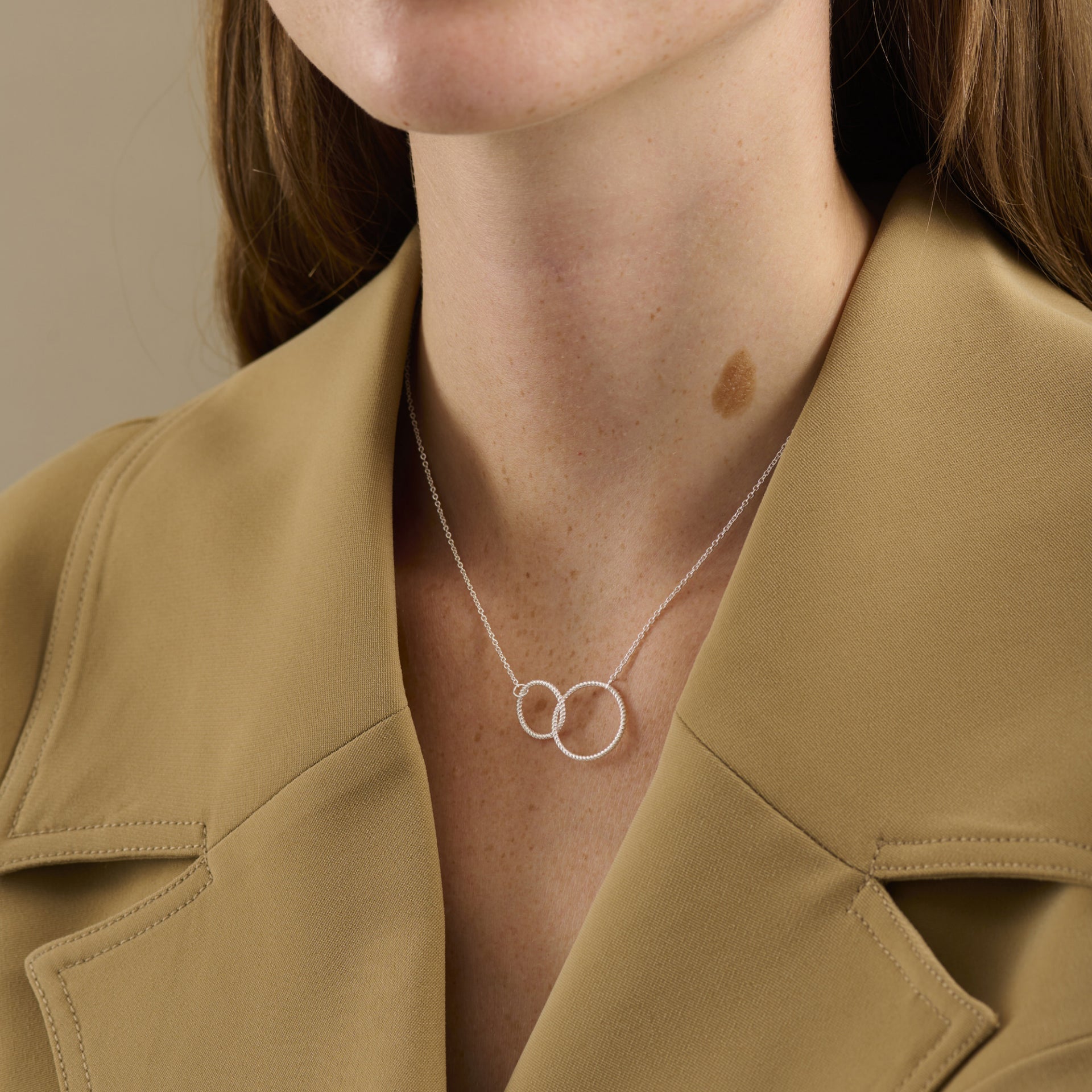 Pernille Corydon Double Twisted Necklace FG, til female, fra Pernille Corydon