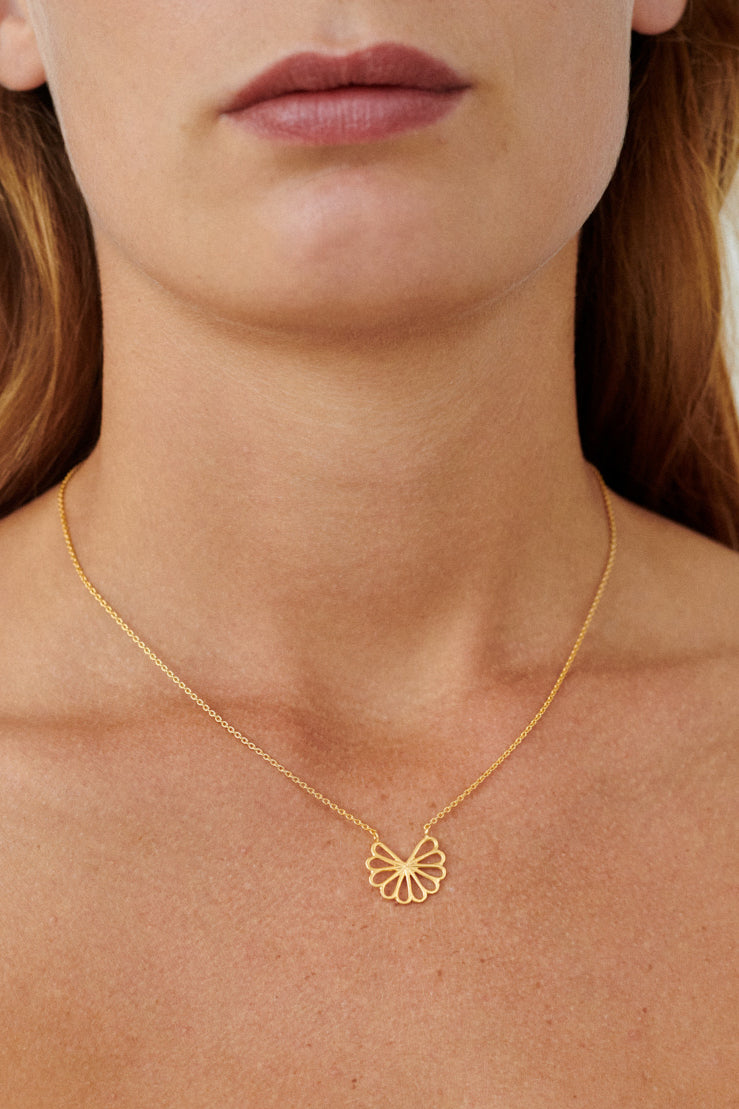 Pernille Corydon Small Bellis Necklace, i silver, til unisex, fra Pernille Corydon