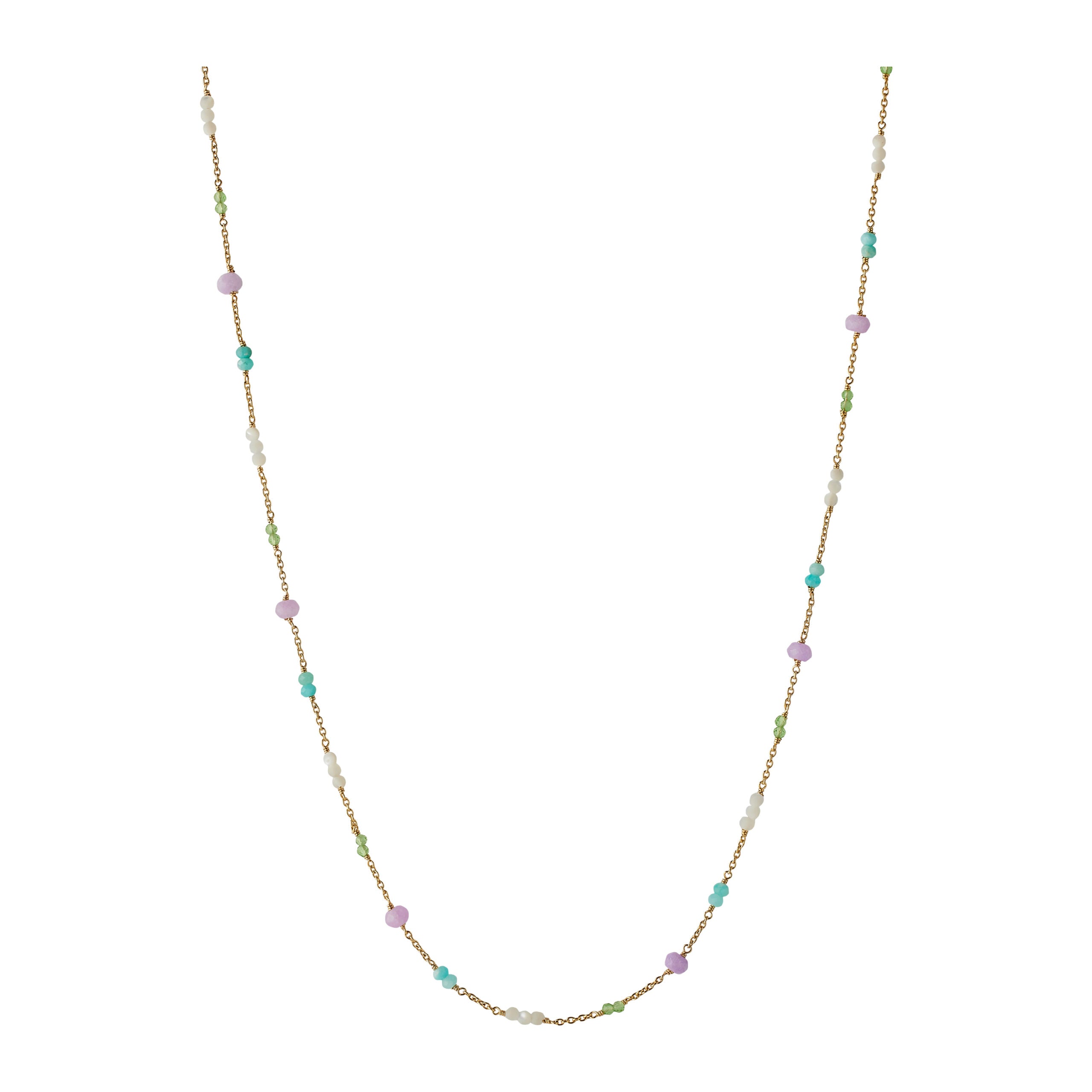 Pernille Corydon Sea Colour Necklace FG, i silver, til unisex, fra Pernille Corydon