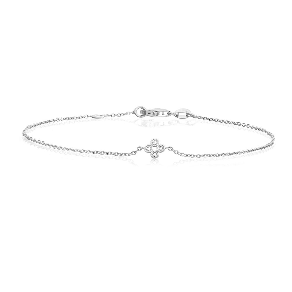 Nuran Olivia Armbånd 14kt Hvidguld, i red-gold, til unisex, fra Nuran