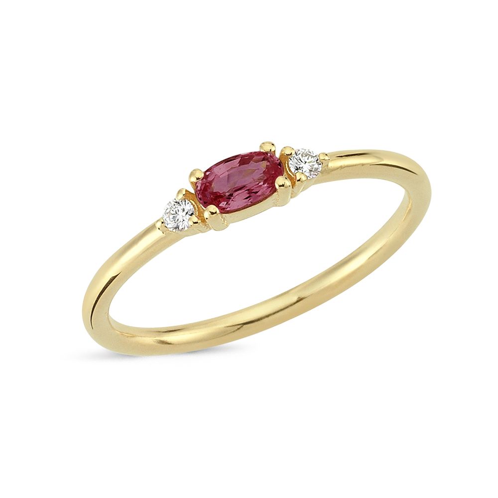 Nuran - Petit Ring 14Kt. M. Rubin