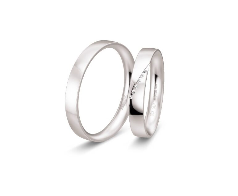 Saint Maurice Vielsesringe 8kt Hvg - Sæt 30, fra Saint Maurice