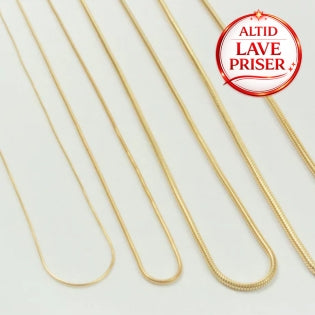 BNH 8Kt Guld venezia armbånd 17cm